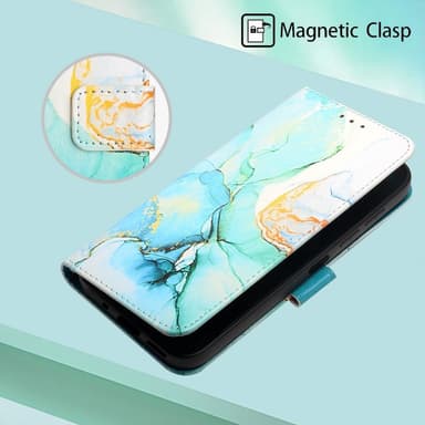 SKALO Motorola Moto G14 Marmori 3D Lompakkokotelo