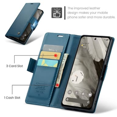 CASEME Retro Lompakkokotelo Pixel 8