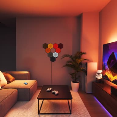 Nanoleaf Shapes Ultra Black Hexagon laajennuspakkaus (3 paneelia)