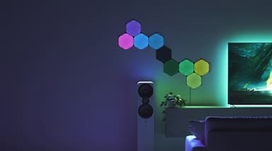 Nanoleaf Shapes Ultra Black Hexagon laajennuspakkaus (3 paneelia)