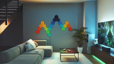 Nanoleaf Shapes Ultra Black Hexagon laajennuspakkaus (3 paneelia)