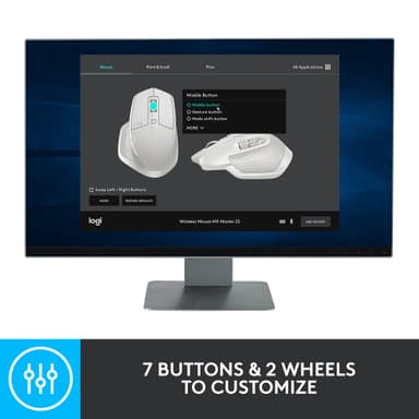 Logitech MX Master 2S langaton hiiri (musta)