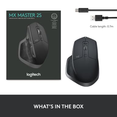 Logitech MX Master 2S langaton hiiri (musta)
