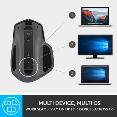 Logitech MX Master 2S langaton hiiri (musta)