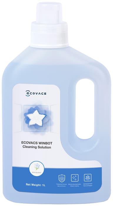 Puhdistusneste Ecovacs WINBOT W1 Pro ikkunanpesurobotille (1 l)