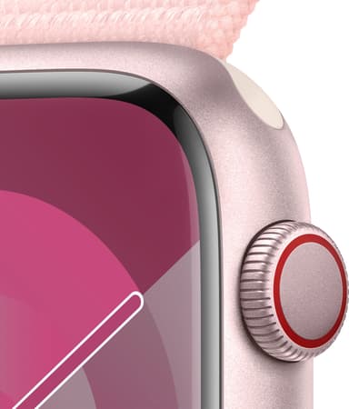 Apple Watch S9 45mm GPS+CEL (pinkki alu./vaaleanpunainen Sport Loop)