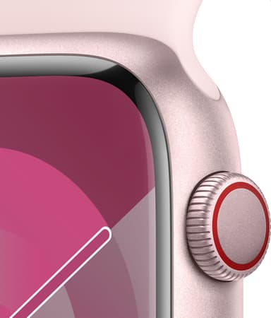 Apple Watch S9 45mm GPS+CEL (pinkki alum./vaaleanpun. Sport Loop)) M/L