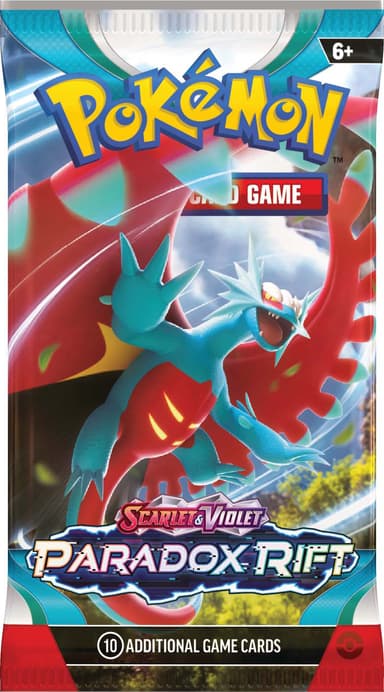 Pokémon Scarlet & Violet 4 Paradox Rift korttipakkaus