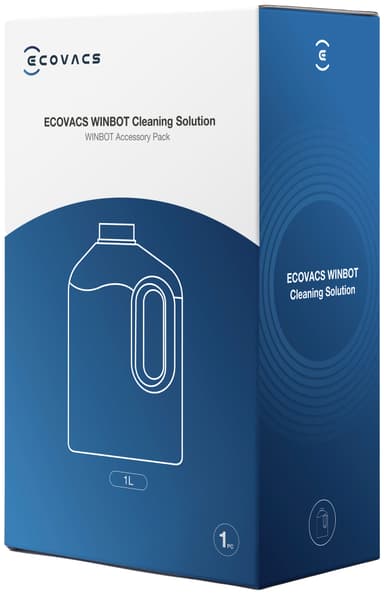 Puhdistusneste Ecovacs WINBOT W1 Pro ikkunanpesurobotille (1 l)