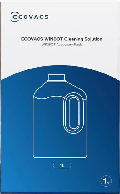 Puhdistusneste Ecovacs WINBOT W1 Pro ikkunanpesurobotille (1 l)