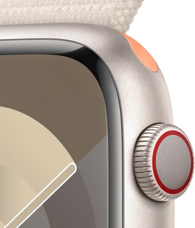Apple Watch S9 45mm GPS+CEL (tähtivalkea alu./tähtivalkea Sport Loop)