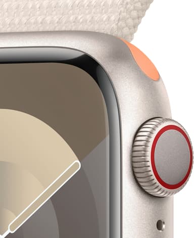 Apple Watch S9 41mm GPS+CEL (tähtivalkea alu./tähtivalkea Sport Loop)