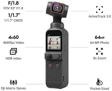 DJI Pocket 2 Creator Combo kamerapakkaus