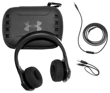 JBL UA Sport Wireless Train langattomat on-ear kuulokkeet (musta/pun)