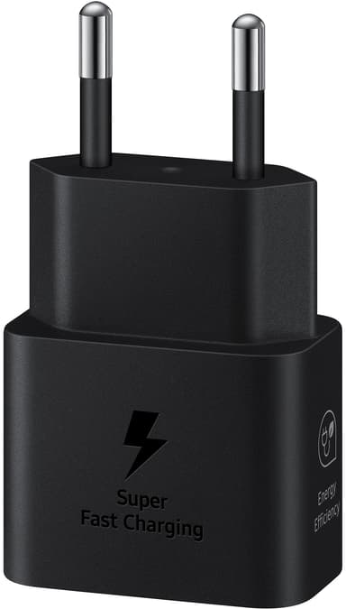 Samsung USB-C 25 W laturi + kaapeli (musta)