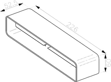 Franke ilmanvaihtoputken liitoskappale 112.0157.294