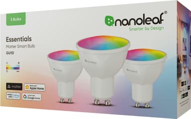 Nanoleaf Essentials Matter LED lamppu GU10 (3 kpl)