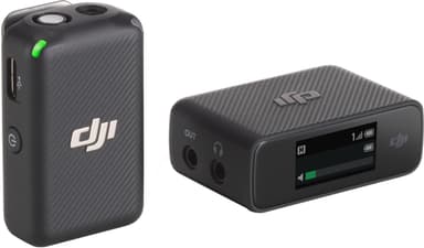 DJI Mic mikrofonijärjestelmä (1 lahetin + 1 vastaanotin)