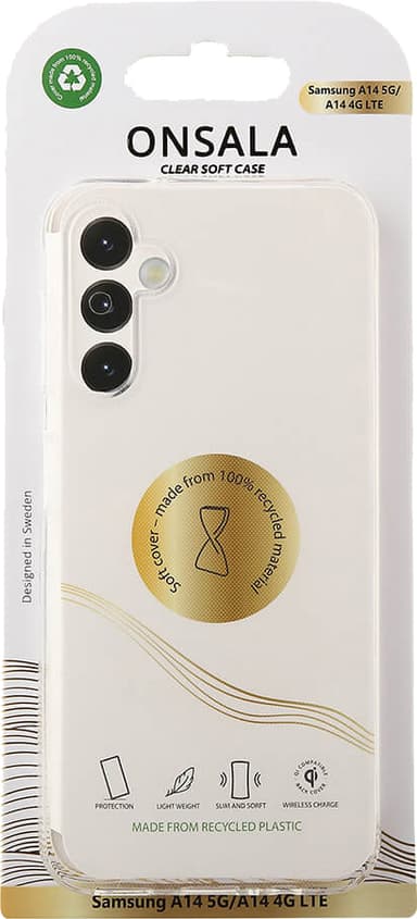 Onsala Samsung A14 5G/4G suojakuori (kirkas)