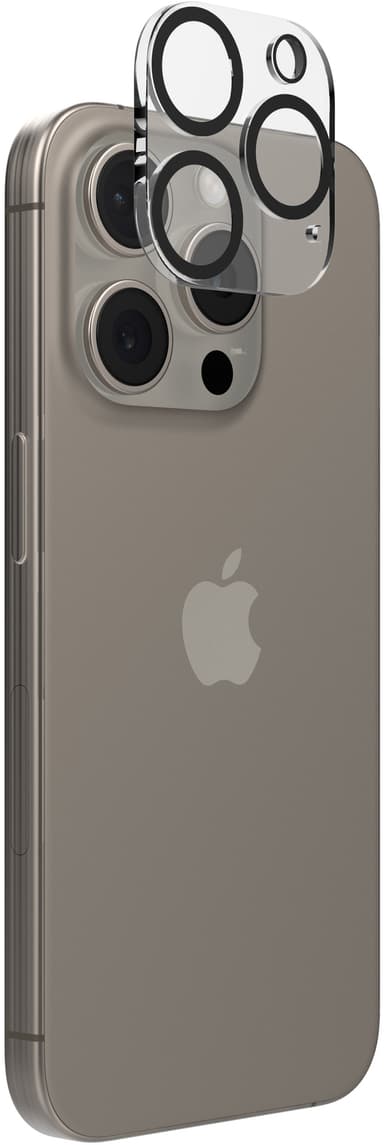ZAGG InvisibleShield iPhone 15 Pro/Pro Max Kameran linssinsuojus Glass Elite Camera Lens Protector