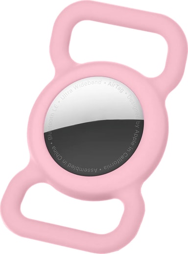 Ofkoz Collar Airtag pidike seurantalaitteelle (vaaleanpunainen)