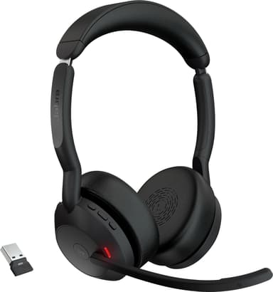 Jabra Evolve2 55 MS Teams USB-A kuulokemikrofoni (musta)
