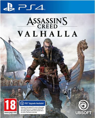 Assassins Creed Valhalla (PS4) sis. PS5-version