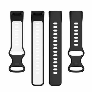 Twin urheilu kellon ranneke Fitbit Charge 6 - Valkoinen/musta