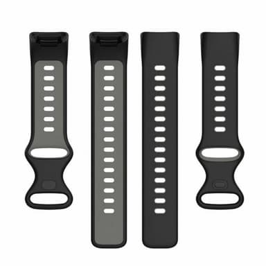 Twin urheilu kellon ranneke Fitbit Charge 6 - Musta/harmaa