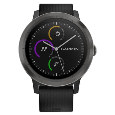 Garmin Vivoactive 3 GPS älykello (musta/kivi)
