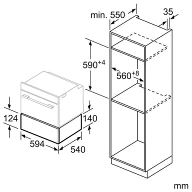Bosch Series 6 lämpölaatikko BIC510NB0