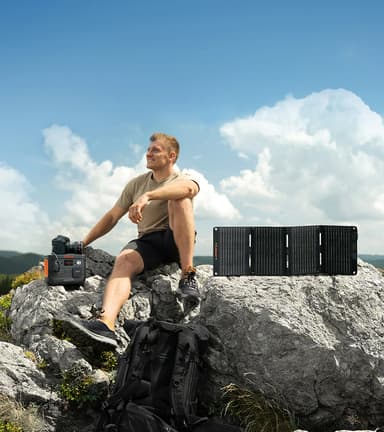 Jackery Explorer 300 Plus virta-asema + SolarSaga 40 W paneeli pakkaus