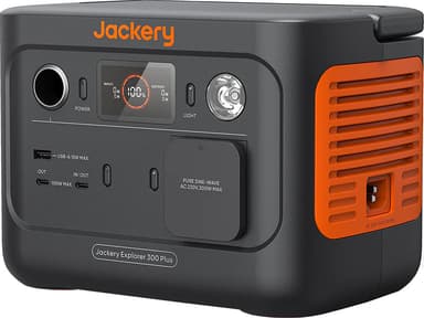 Jackery Explorer 300 Plus virta-asema + SolarSaga 40 W paneeli pakkaus