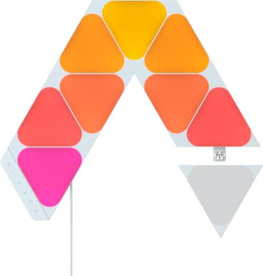 Nanoleaf Shapes Mini Triangles aloituspakkaus (9 paneelia)