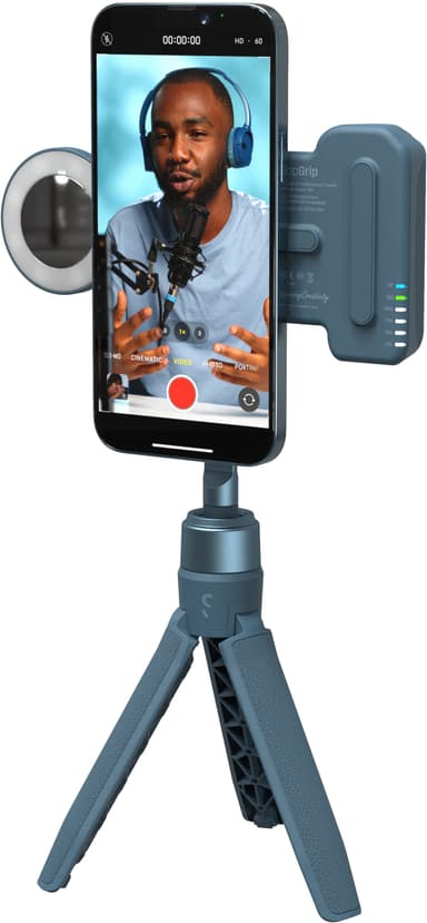 Shiftcam SnapGrip laitepakkaus sisällönluojille (sininen)