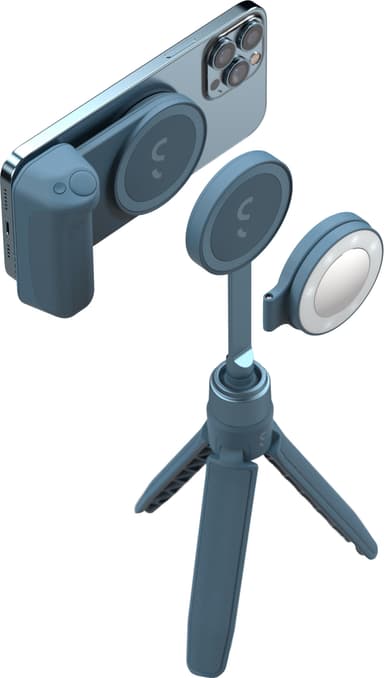 Shiftcam SnapGrip laitepakkaus sisällönluojille (sininen)