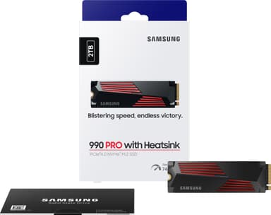 Samsung 990 Pro Heatsink 2 TB sisäinen SSD-muisti PS5 konsolille