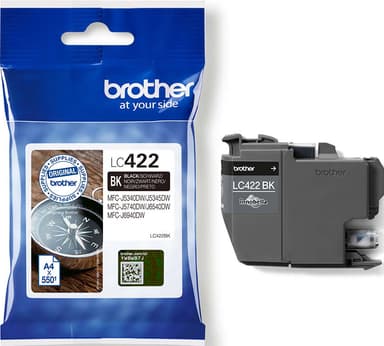 Brother LC422 mustekasetti (musta)
