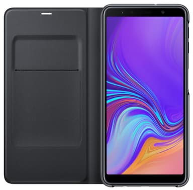 Samsung Galaxy A7 lompakkokotelo (musta)