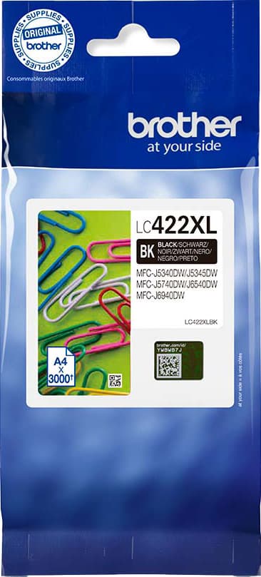 Brother LC422XL mustekasetti (musta)