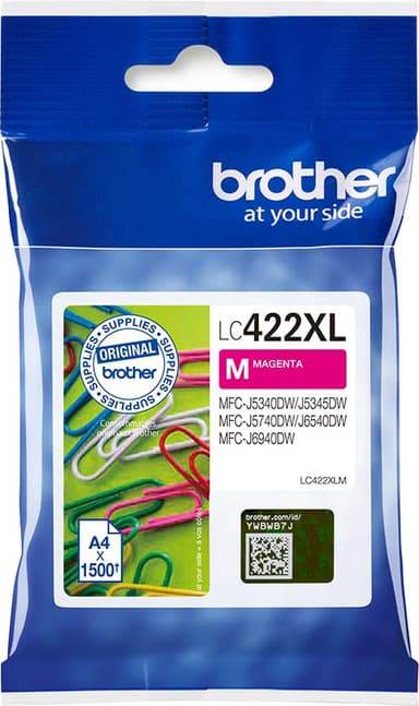 Brother LC422XL mustekasetti (magenta)