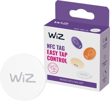 WiZ NFC tunnisteet 8720169072411 (4 kpl)
