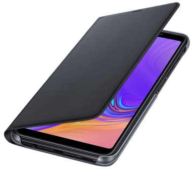 Samsung Galaxy A7 lompakkokotelo (musta)