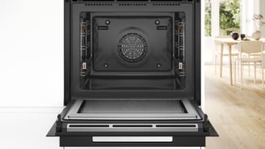 Bosch integroitu uuni mikrotoiminnolla HMG976RB1S (Musta)