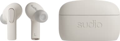 Sudio E3 täysin langattomat in-ear kuulokkeet (valkoinen)