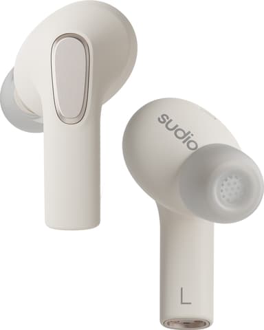 Sudio E3 täysin langattomat in-ear kuulokkeet (valkoinen)