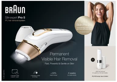 Braun Silk-Expert Pro 5 valoimpulssilaite PL5159