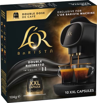 L'OR Barista Double Ristretto intensiteetti 11 kahvikapselit (10 kpl)