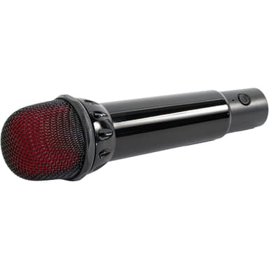 Ibiza Karaokejärjestelmä, jossa on Bluetooth ja 2 mikrofonia (musta).