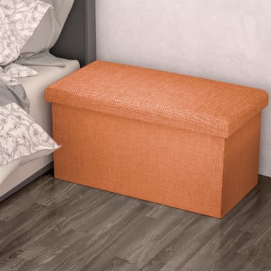 Taitettava penkki 78x38x38 cm Jakkara (oranssi)